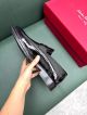 Ferragamo Man Black Calfskin Business Leather Shoes 0428122 (8)_th.jpg
